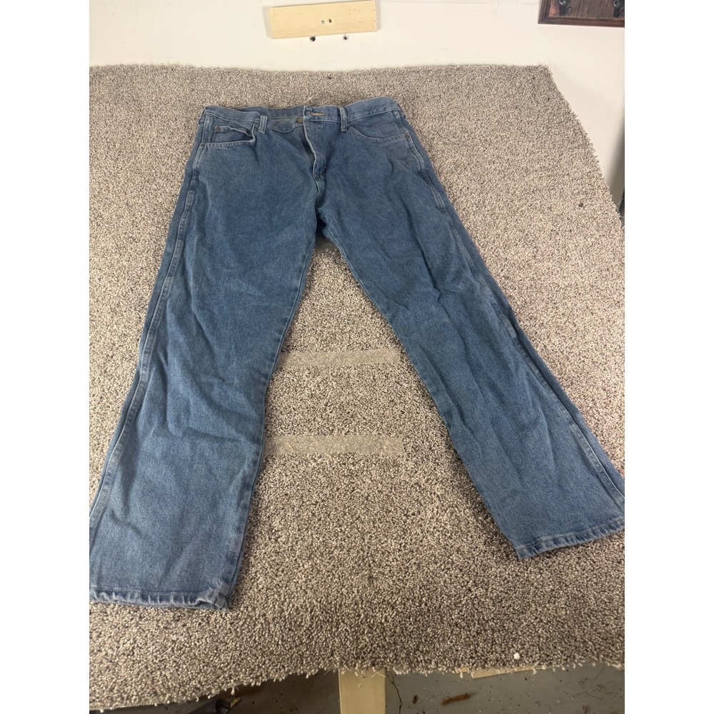 Wrangler Blue Ridge Mens Straight Leg Jeans Blue Denim 36x30 1035BRCAS